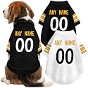 Pittsburgh Dog Clothes Custom Name Number T Shirt for Dog Gifts