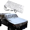 PIUGILH Car Windshield Snow Cover Compatible with Hummer H2 2003-2009/H3 2005-2009,Windshield Snow Ice Cover Sun Cover,All Weather Dustproof Windshield Cover,Protects Windshield from Rain, Sun, Frost