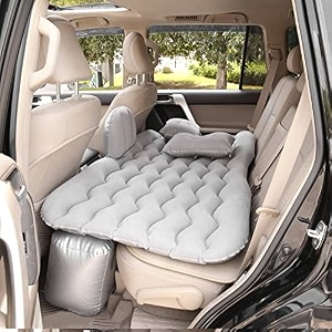 pivalo a2 multifunctional inflatable car bed mattress universal car back seat for baby travel air inflation with two air pillpivaloows car air pump and repair kit grey