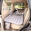 Pivalo A2 Multifunctional Inflatable Car Bed Mattress Universal Car Back Seat for Baby Travel Air Inflation with Two Air Pillows, Car Air Pump and Repair Kit (Ash)