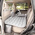 Pivalo A2 Multifunctional Inflatable Car Bed Mattress Universal Car Back Seat for Baby Travel Air Inflation with Two Air PillPivaloows, Car Air Pump and Repair Kit (Grey)