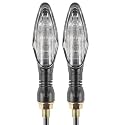 Pivalo Bike Indicator LED Bulb with Super Bright Front and Back Turn Signal Light Compatible for -125/200/250/390 Duke RC (Set of 2, Yellow)