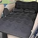 Pivalo M1 Multifunctional Inflatable Car Bed Mattress Universal Car Back Seat for Baby Travel Air Inflation with Two Air Pillows, Car Air Pump and Repair Kit (Black)