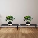 Pivalo Set of 2 Plant Stand for Balcony &amp; Living Room with Wheels 120 Kg Capacity - Pot Stand for Outdoor &amp; Indoor Planters - Gamla Flower Pot Plant Stands for Balcony Decoration