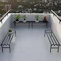 Pivalo Set of 4 Plant Stand for Balcony &amp; Living Room with Wheels 120 Kg Capacity - Pot Stand for Outdoor &amp; Indoor Planters - Gamla Flower Pot Plant Stands for Balcony Decoration