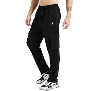 Pivl Cargo Style Solid Stylish Trackpant for