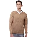 Pivl Men39s V Neck Winter Solid Sweater