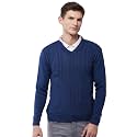 Pivl Men39s V Neck Winter Solid Sweater