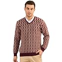 Pivl Men39s Winter Checkered and Trendy Sweater