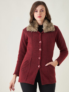 Pivl Self Design Collared Neck Casual Women