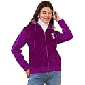 Pivl Women39s Fleece Winter hooded Casual Jacket