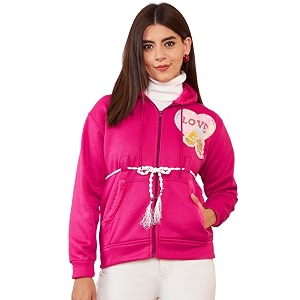 Pivl Women Jacket for Winter with Belt
