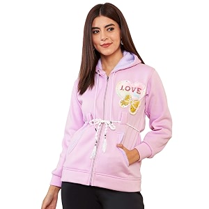 Pivl Women Jacket for Winter with Belt