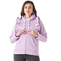 Pivl Women Solid Hooded Casual Jacket For