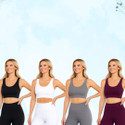 PIVLU Womens Workout Bra Premium Flexible Activewear