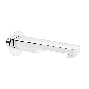 pixaflo admix brass bath tub spout with wall flange  chrome pack of 1