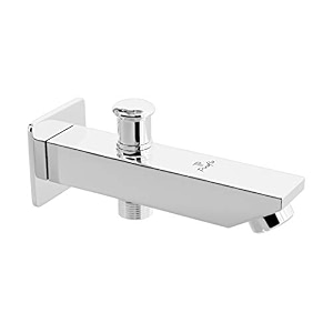 pixaflo crux brass bath tub diverter spout with wall flange  tip-ton  chrome pack of 1