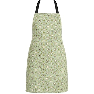 pixel home  cotton kitchen apron with neck strap and ties with centre pocket pack of 1