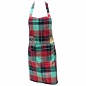 PIXEL HOME © Cotton Kitchen Apron with Neck Strap and ties with Centre Pocket (pack of 1)