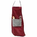 PIXEL HOME © Cotton Kitchen Apron with Neck Strap and ties with Centre Pocket (pack of 1)