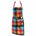 PIXEL HOME © Cotton Kitchen Apron with Neck Strap and ties with Centre Pocket (pack of 1)