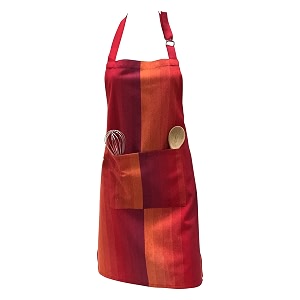 pixel home decor new cotton kitchen apron which has ties with centre pocket with strong and durable cotton pack of 1 iy-3jbh-b76w