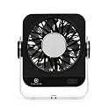 Pixelated Rechargeable Fan for Home 5 Speed