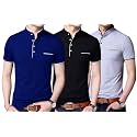 Fashion Polycotton Mandarin Collar Half Sleeves Men39s