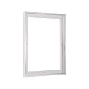 Pixy Canvas 9x12 inch Floater Frame for Canvas Paintings, Wood Panels, Canvas Panels &amp; Stretched Canvas Boards. Floating Frame fits 5/8", 3/4" &amp; max 7/8" Deep Artwork (Chrome, 9 x 12 inch)