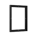 Pixy Canvas Floater Frame 10x14 for 3/4 (0.75) inch Deep Canvas Paintings/Canvas Prints/Wood Canvas Panels/Wall Art/Wall Decor/Home Decor/Artwork (Black, 10 x 14 inch, Portrait)
