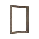 Pixy Canvas Floater Frame 10x18 for 3/4 (0.75) inch Deep Canvas Paintings/Canvas Prints/Wood Canvas Panels/Wall Art/Wall Decor/Home Decor/Artwork (Rusty Blue, 10 x 18 inch, Portrait)