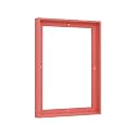 Pixy Canvas Floater Frame 18x48 for 3/4 (0.75) inch Deep Canvas Paintings/Canvas Prints/Wood Canvas Panels/Wall Art/Wall Decor/Home Decor/Artwork (Pastel Red/Pink, 18 x 48 inch, Portrait)