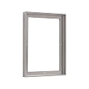 Pixy Canvas Floater Frame 48x60 for 3/4 (0.75) inch Deep Canvas Paintings/Canvas Prints/Wood Canvas Panels/Wall Art/Wall Decor/Home Decor/Artwork (Antique Silver, 48 x 60 inch, Portrait)