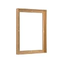 Pixy Canvas Floater Frame 4x12 for 3/4 (0.75) inch Deep Canvas Paintings/Canvas Prints/Wood Canvas Panels/Wall Art/Wall Decor/Home Decor/Artwork (Scratched Gold &amp; Cream, 4 x 12 inch, Portrait)