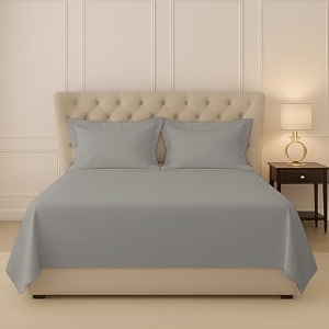 pizuna 100 cotton king size bedsheet 6 feet 400 thread count long staple cotton bedsheets for king size bed 100x110 inch with 2 pillow covers beige bedsheet for bed cotton bedsheet