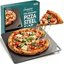 Pizza Steel for Oven, Pre-Seasoned, 16" x 14.25", 1/4" Thick