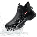 PJZHJ Waterproof Non Slip Work Shoes for Men Chef Shoes Kitchen Work Clogs