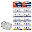 PKCELL 20 Pack LR41 Button Batteries AG3 LR41 Battery