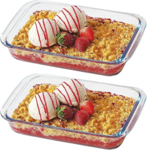 PKMSHO Glass Mixing Bowl Borosilicate Glass Microwave
