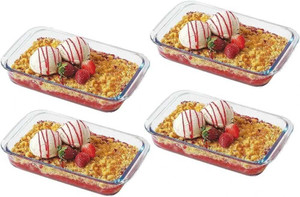 PKMSHO Glass Storage Bowl Borosilicate Glass Microwave