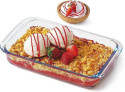 PKMSHO Opalware Mixing Bowl Borosilicate Glass Microwave