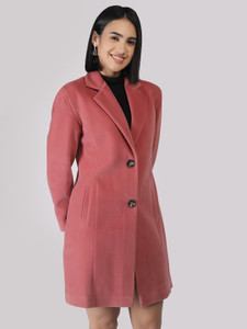 plagg wool solid coat