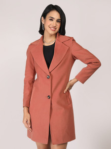 plagg wool solid coat for women