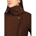 PLAGG Wool Trench Coat for Women Winter Wear With Belt