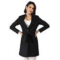 PLAGG Wool Trench Coat for Women Winter Wear With Belt