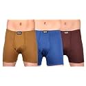 Plain Comfortable Cotton Trunk Underwear for Men