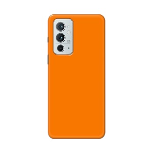 Plain Orange Hard Back Case Cover for