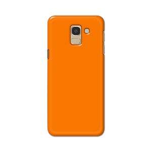 Plain Orange Hard Back Case Cover for