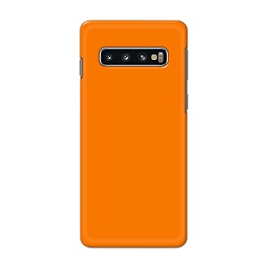Plain Orange Hard Back Case Cover for
