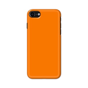 Plain Orange Hard Back Case Cover for